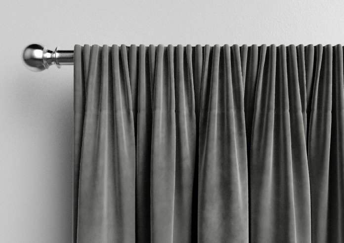 Odessa Velvet, Slate - Made to Measure Curtains - Image 9